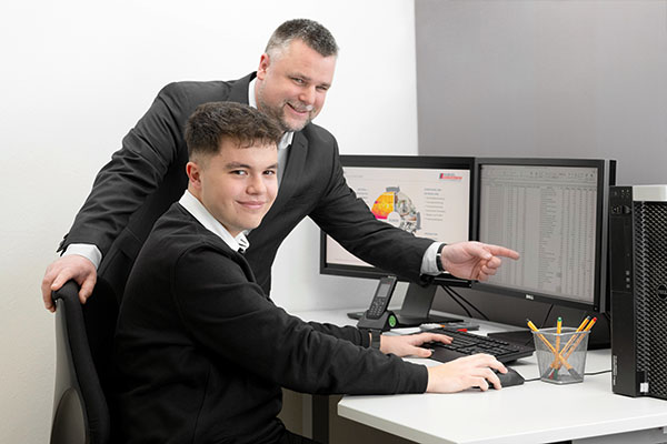 Symbolic image of training as an industrial clerk (f/m/d)